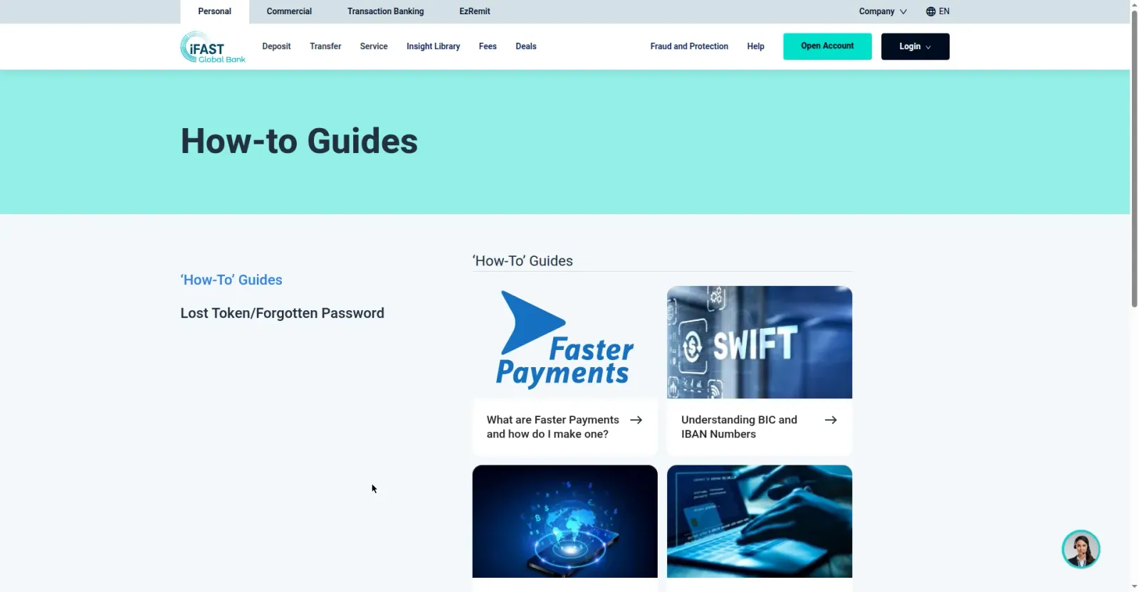 iFAST 帮助中心 How-To Guides 页面