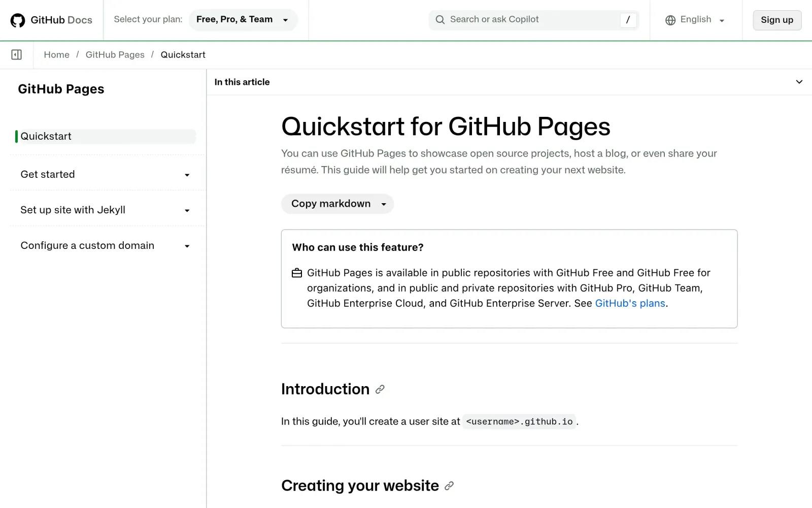 GitHub Pages 免费建站图文教程：零成本上线你的英文落地页（2026-10-21）