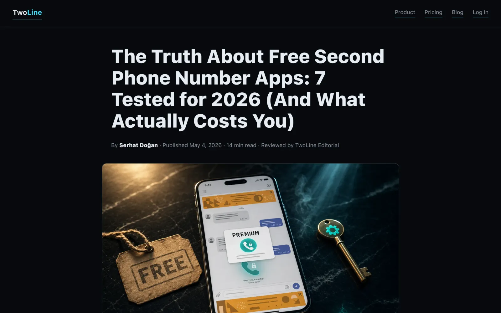 2026 年 7 款免费号码 App 实测