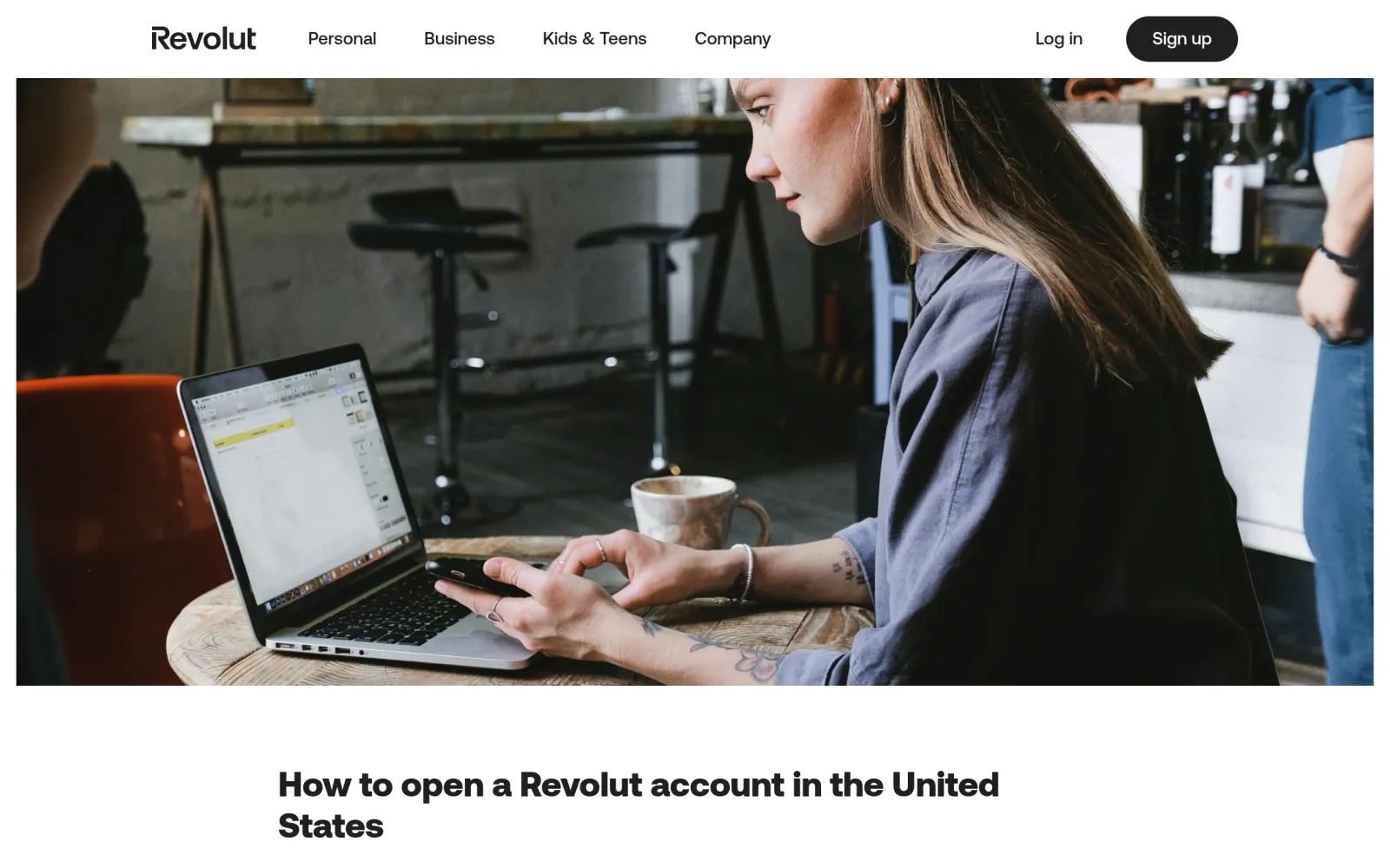 Revolut US account requirements and sign-up flow