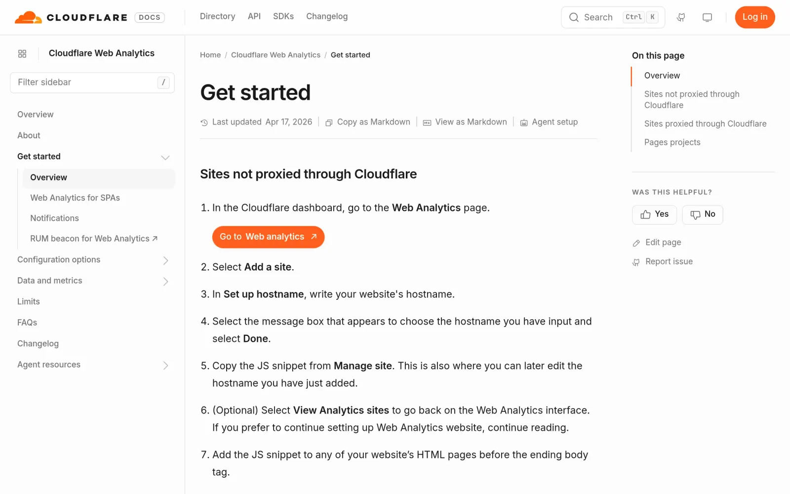 Official getting-started docs