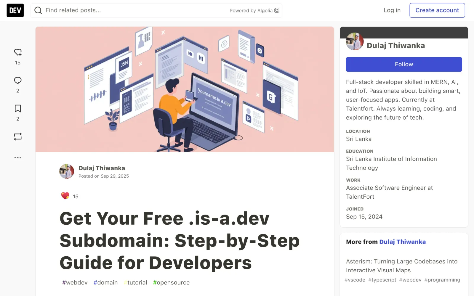 is-a.dev application steps explained